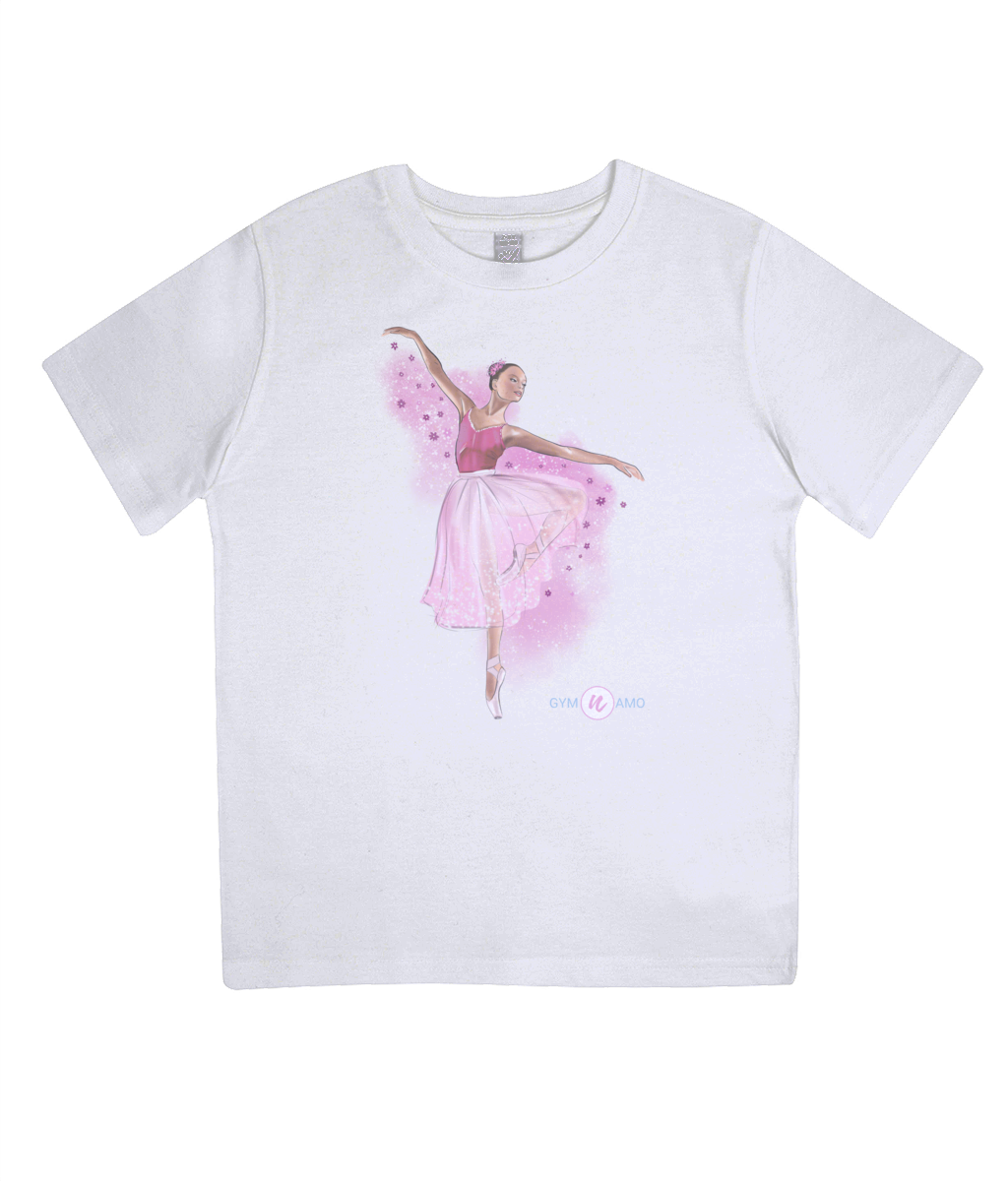 T-Shirt Pink Illustration Dancer
