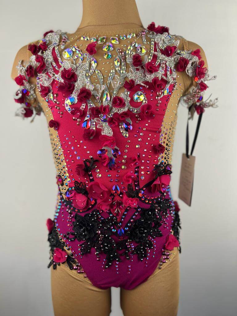 Leotard "Wine & Cherry"