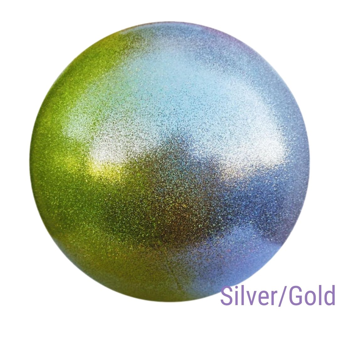 Rhythmic Gymnastics Ball with SHADED GLITTER