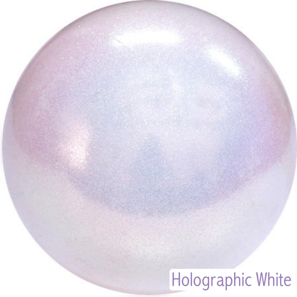PASTORELLI Glitter Ball 18cm FIG-approved - Holographic White