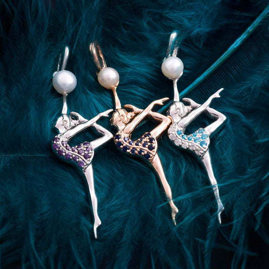 Pendant "Gymnast with Pearl"