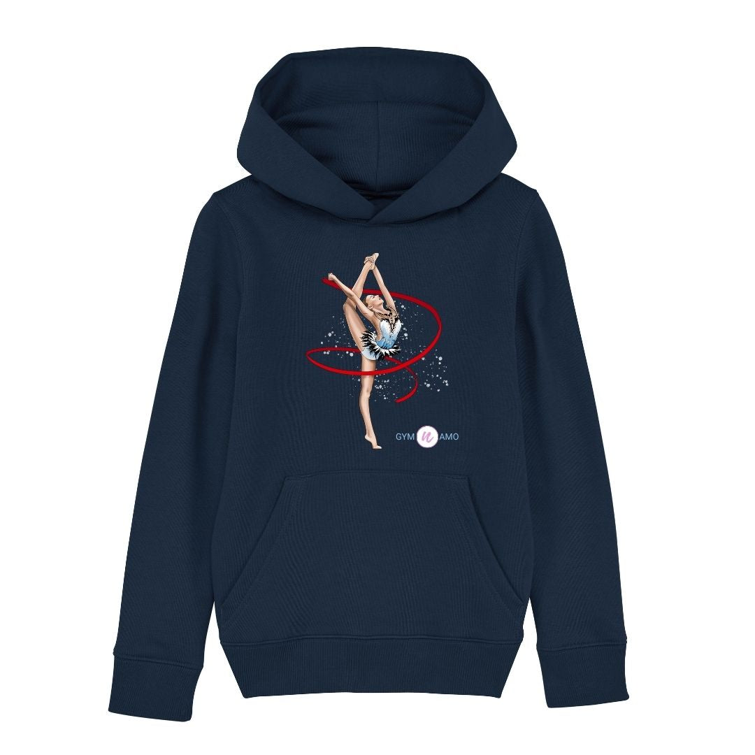 Hoodie with Gymnast print
