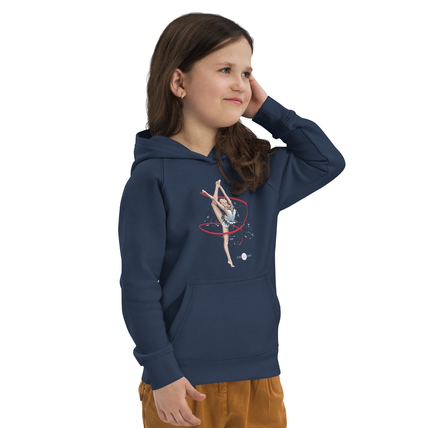 Hoodie with Gymnast print