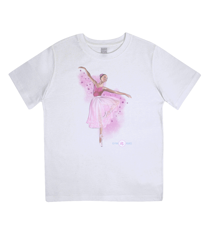 T-Shirt Pink Illustration Dancer