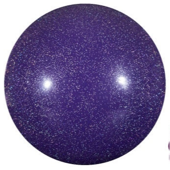 Rhythmic Gymnastics Ball Venturelli Glitter SILVER LINE - 18cm