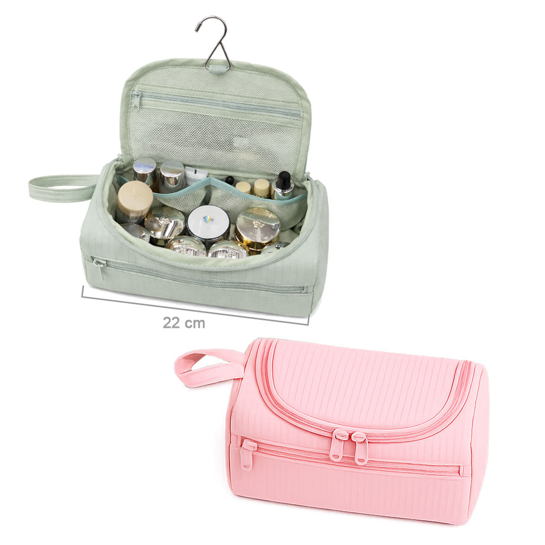 Multi-pocket makeup bag