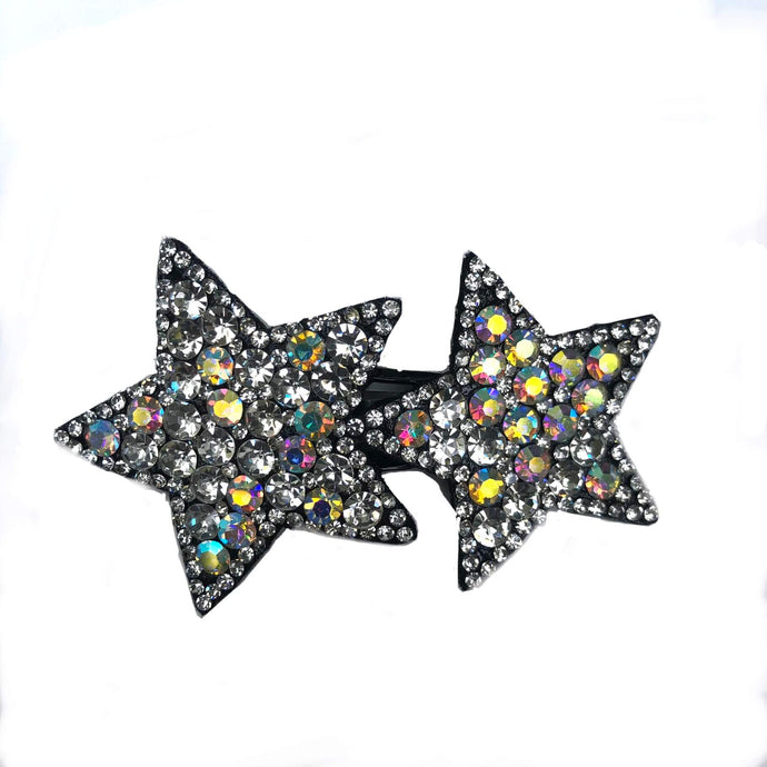 Two-Star Shaped Hair Clip