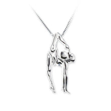 Load image into Gallery viewer, Venetian Silver 925 Necklace &quot;Gymnast with Ball&quot;

