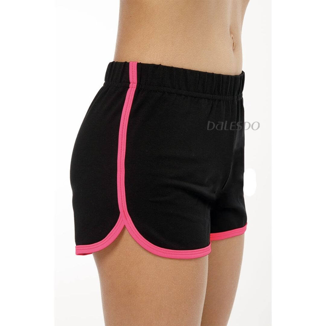 Gymnastics shorts with trim