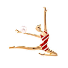 Load image into Gallery viewer, Gymnast&#39;s Brooch
