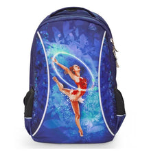 Load image into Gallery viewer, Sky Blue Gymnastics Backpack
