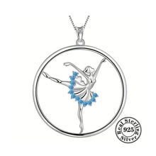 Load image into Gallery viewer, Silver Dancer Necklace
