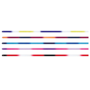 SASAKI Multi-Color Gymnastics Ribbons HIGH PITCH GRADATION