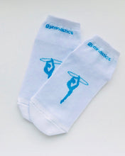 Load image into Gallery viewer, Reinforced sole socks with gymnast print
