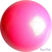 Load image into Gallery viewer, Gymnastics ball with glitter 16cm - Fluo Pink colour
