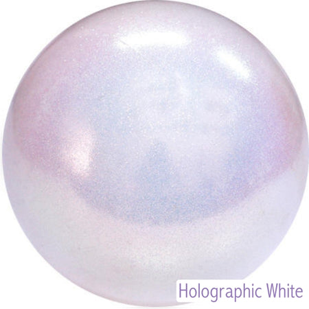 PASTORELLI Glitter Ball 18cm FIG-approved - Holographic White