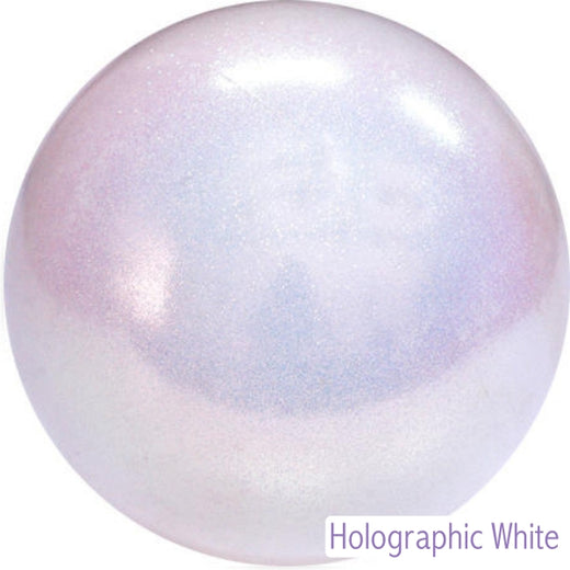 PASTORELLI Glitter Ball 18cm FIG-approved - Holographic White
