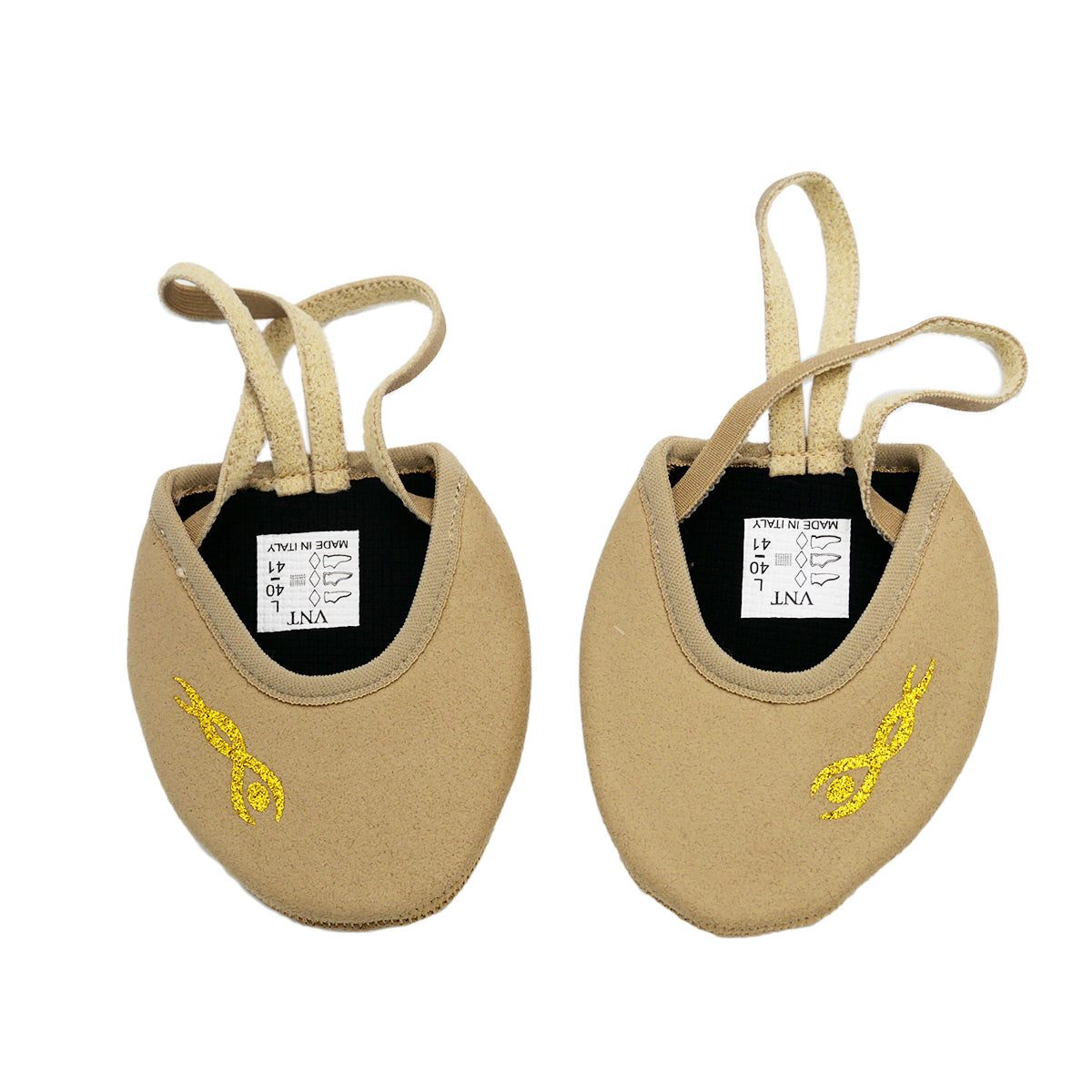 Half-shoes for gymnastics - Venturelli Meister Extra Large Sizes