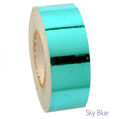 adhesive sky blue tape