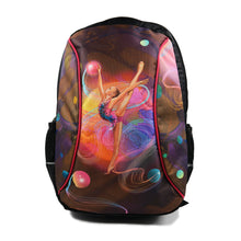 Load image into Gallery viewer, Brown gymnastics backpack
