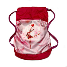Load image into Gallery viewer, Red Gymnastics Backpack
