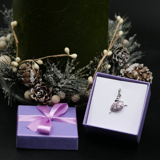 Silver pendant with Gemstones "Ballerina"