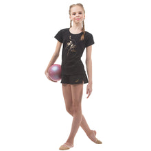 Load image into Gallery viewer, T-Shirt &quot;Golden gymnast with hoop&quot;
