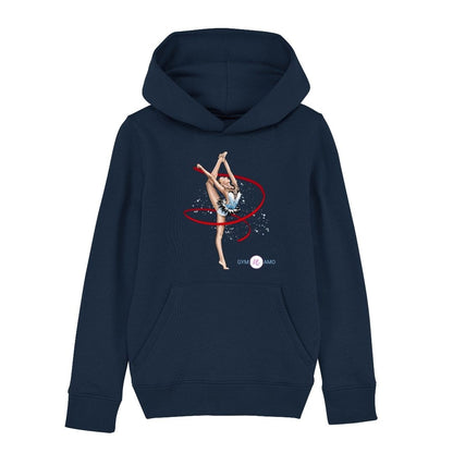 Hoodie with Gymnast print