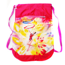 Load image into Gallery viewer, Red &amp; Yellow Gymnastics Backpack
