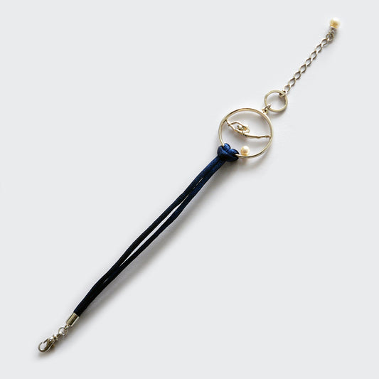 Silver Bracelet with Gymnast
