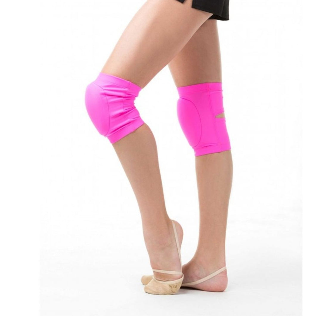 Padded knee pads for gymnastics