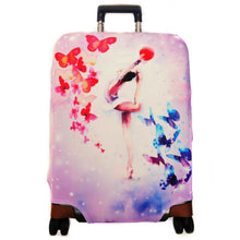 Load image into Gallery viewer, Luggage cover with Gymnast print
