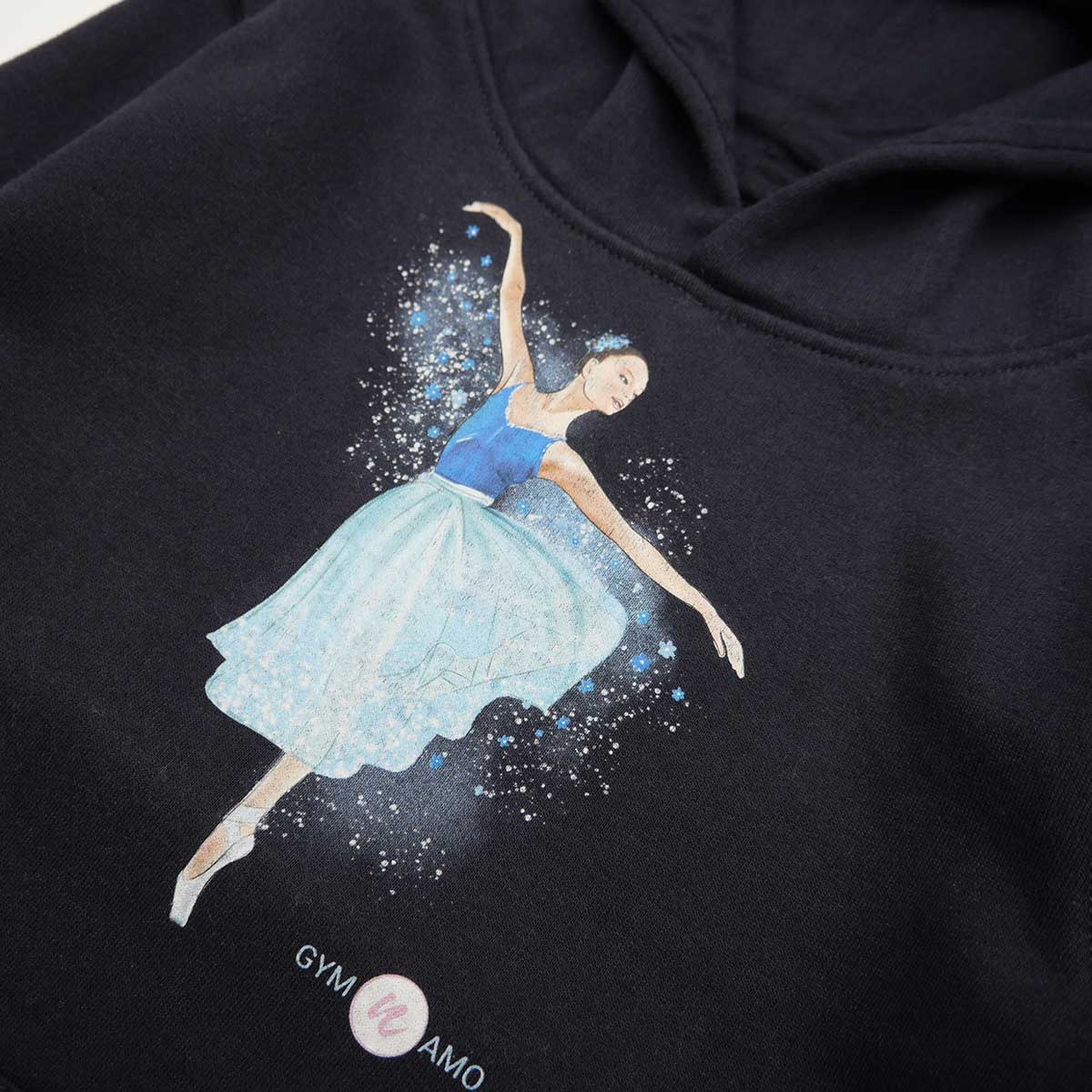 Hoodie with Dancer print