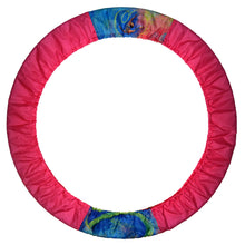 Load image into Gallery viewer, pink protective cover for rhythmic gymnastics hoop
