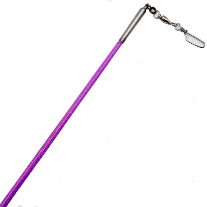 Gymnastics ribbon stick with glitter