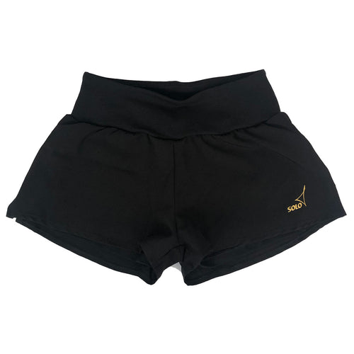 black double layer shorts solo