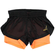 Load image into Gallery viewer, solo double layer shorts orange
